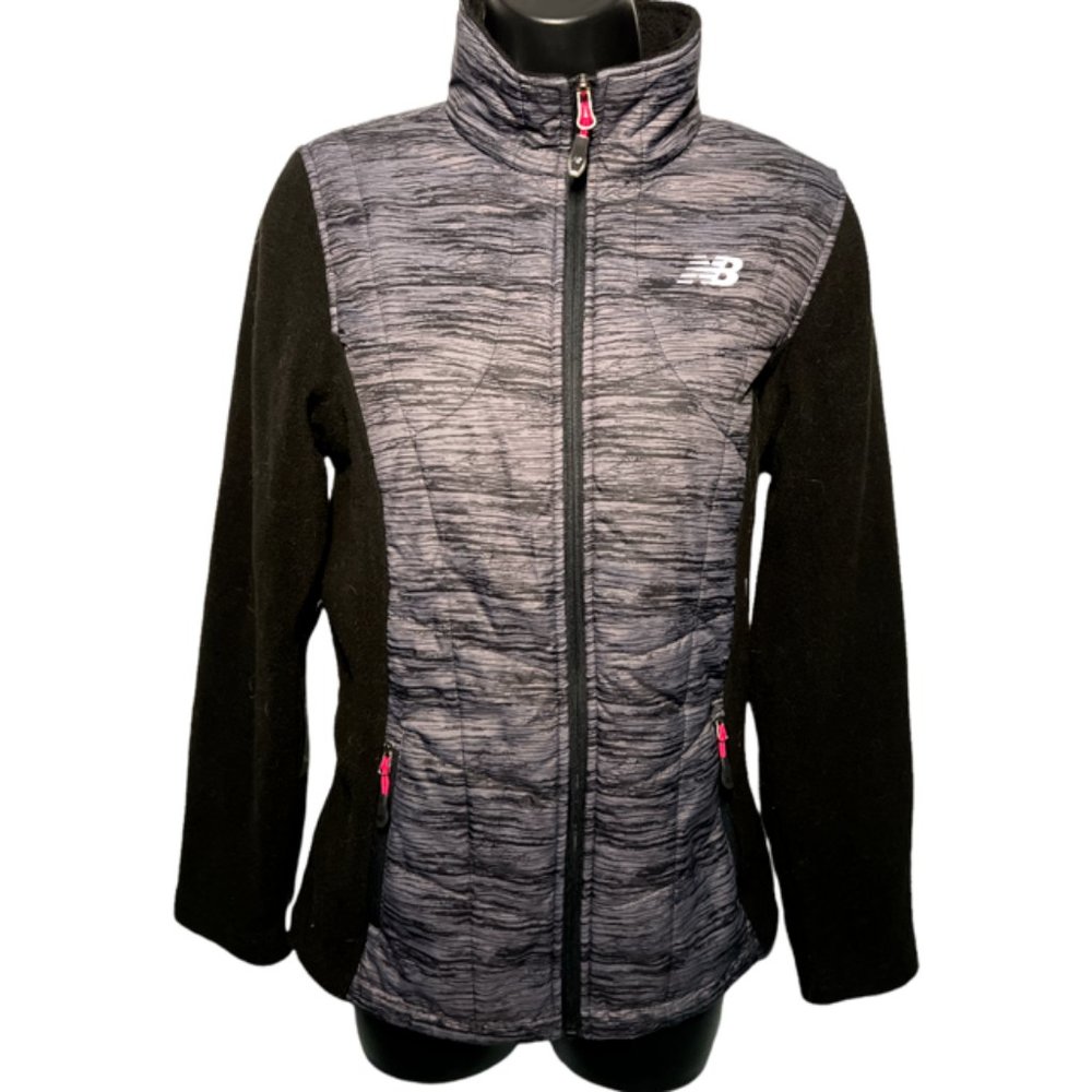 New Balance Space Dye Fleece Jacket Sz S